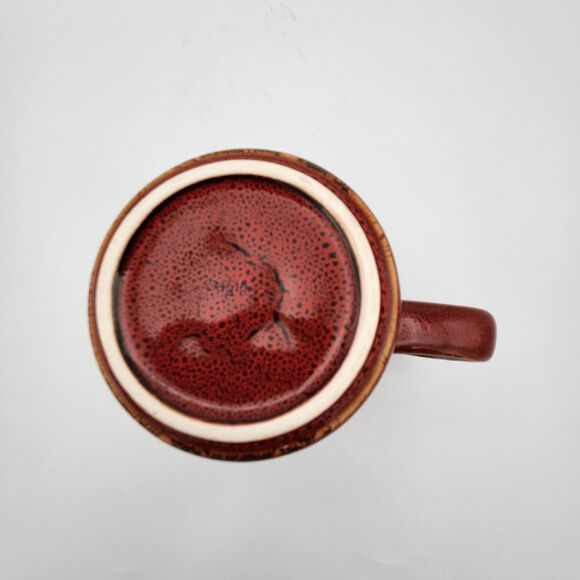 Durango Colorado Mug Bear Mountains Drip Glaze Coffee Cup Rustic Red Brown 14 oz - Picture 6 of 7